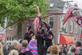 Steltentheater Close Act With Performance Fenix At Amsterdam The Netherlands 2019 Royalty Free Stock Photo