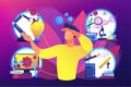 STEM education concept vector illustration