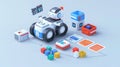 STEM Robot Building Kit for Coding and Engineering Learning Through Interactive Playtime Sessions