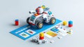 STEM Robot Building Kit for Coding and Engineering Learning Through Interactive Playtime Sessions
