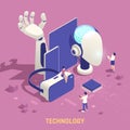 STEM Technology Education Composition Royalty Free Stock Photo