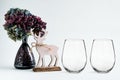 Stemless wine glass Mockup