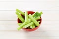 Stems of green celery Royalty Free Stock Photo