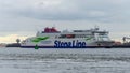 Stena Edda enters the River Mersey