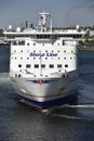 Stena Line Ferry at the Harbor of Kiel, Germany.