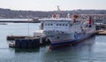 Stena Line\'s ferry Stena Gothica, at the quay at the ferry terminal in Fredrikshamn Denmark Royalty Free Stock Photo