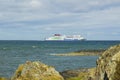 The Stenaline ferry Edda on its way to Liverpool from Belfast