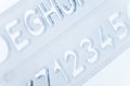 Stencil ruler Royalty Free Stock Photo