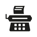 Stenographer icon. Trendy Stenographer logo concept on white background from law and justice collection