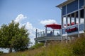 Hemingway`s Restaurant located close to the Chesapeake bay bridge Royalty Free Stock Photo