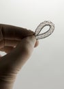 Stent for endovascular surgery, bend