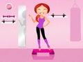 Step aerobic workout