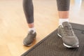 Step Aerobics. Royalty Free Stock Photo