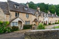 Castle Combe, quaint village with well preserved masonry houses dated back to 14 century Royalty Free Stock Photo