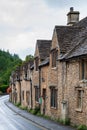 Castle Combe, quaint village with well preserved masonry houses dated back to 14 century Royalty Free Stock Photo
