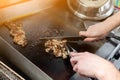 Step by step cooking chicken Royalty Free Stock Photo