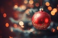 Decorations are Mounted on the Christmas Tree Royalty Free Stock Photo