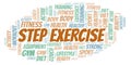 Step Exercise word cloud