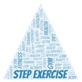 Step Exercise word cloud