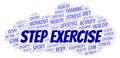 Step Exercise word cloud