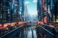 Step into a fashionforward cityscape where the Royalty Free Stock Photo