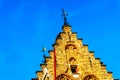 Step Gable of a historic brick building in the city of Bruges, Belgium Royalty Free Stock Photo