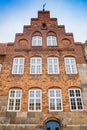 Step gable on a historic house in Viborg Royalty Free Stock Photo