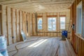 Step-by-Step Guide to Installing Spray Foam Insulation in New House Construction Royalty Free Stock Photo