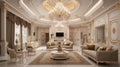 Step Inside the World of Opulence: A Captivating Illustration of Luxury Villa Interior Design