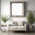 Timeless Beauty: Mockup Frame in Rustic Farmhouse