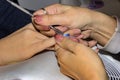 step of manicure process