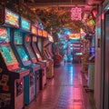 Vibrant Retro Arcade