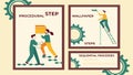 Step by step process flow, procedural steps, workflow process, sequential steps, process vector design Generative AI Royalty Free Stock Photo