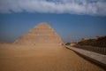 Step pyramid of Djoser in Saqqara, an archeological remain in the Saqqara necropolis, Egypt Royalty Free Stock Photo