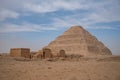 Step pyramid of Djoser in Saqqara, an archeological remain in the Saqqara necropolis, Egypt Royalty Free Stock Photo