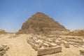 Step pyramid of Djoser in Saqqara, an archeological remain in Saqqara necropolis, Egypt Royalty Free Stock Photo