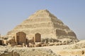 The Step Pyramid of Djoser Saqqara Egypt Royalty Free Stock Photo