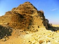 The Step Pyramid of Djoser at Saqqara in Egypt Royalty Free Stock Photo