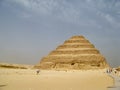 The Step Pyramid of Djoser / Zoser in Saqqara, Egypt in 2007 Royalty Free Stock Photo