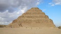 The Step Pyramid of King Djoser (Djeser or Zoser) in Saqqara, Egypt Royalty Free Stock Photo