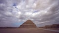 Step pyramid in Sakkara Saqqara tomb area of Giza Egypt Royalty Free Stock Photo