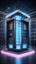 QuantumQuotient\'s Data Utopia: A 3D Dreamscape in Motion. AI generate