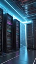 QuantumQuotient\'s Data Utopia: Technological Elegance. AI generate