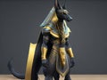 Guardian of the Afterlife: Embrace the Enigmatic Anubis, the Egyptian God, with our Striking Picture