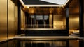 Golden Horizons: Contemporary Architecture in Ebony & Gold