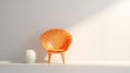 Orange Shell Chair