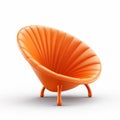 Orange Shell Chair