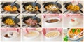 A Step by Step Collage of Making Hachis Parmentier Royalty Free Stock Photo