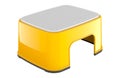 Step Stool for Kids. 3D rendering Royalty Free Stock Photo