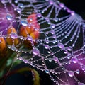 Delicate Webs, Magical Droplets